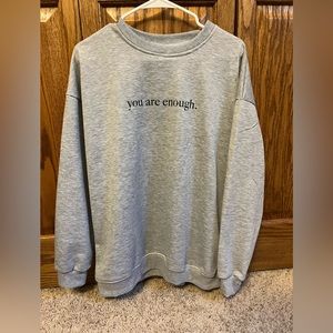 Dear person behind me sweatshirt- XL - Grey